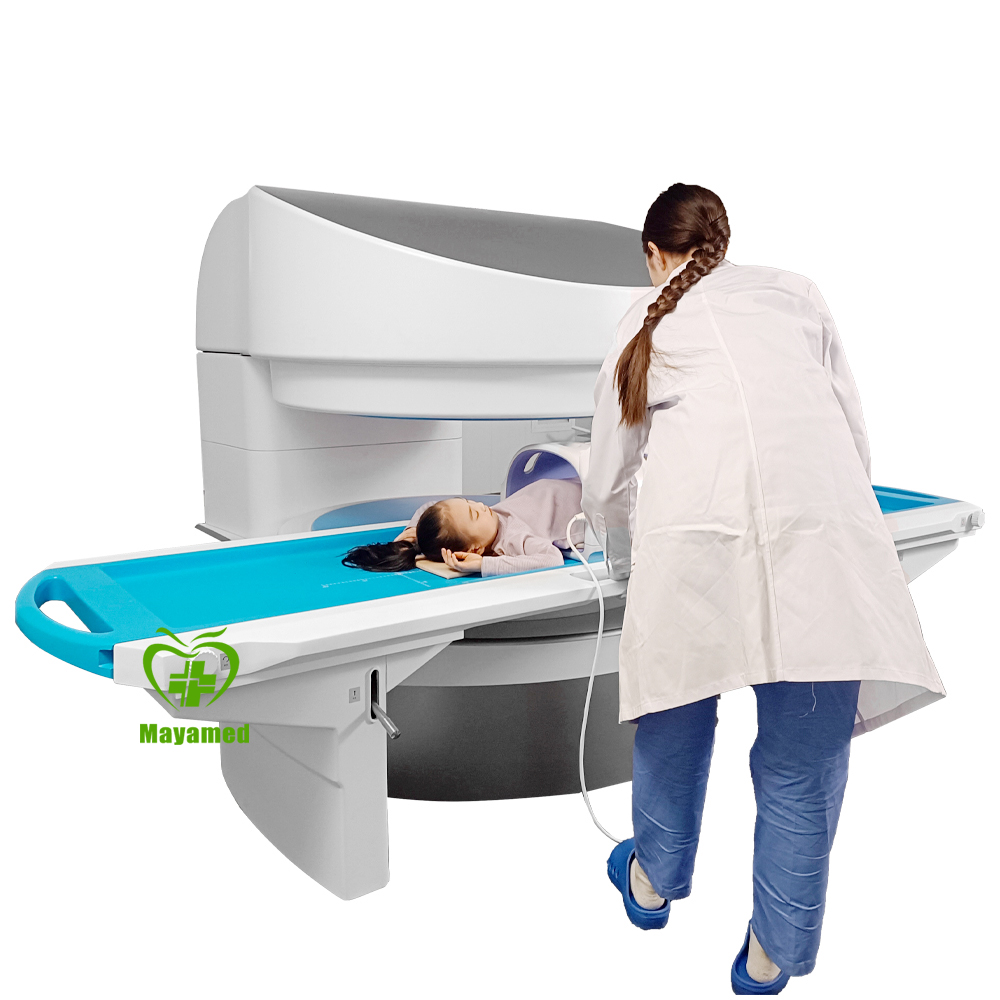 MRI Machine Wide Open C-Shape Permanent MR 0.33 Magnetic Resonance MR Diagnostic Medical Imaging