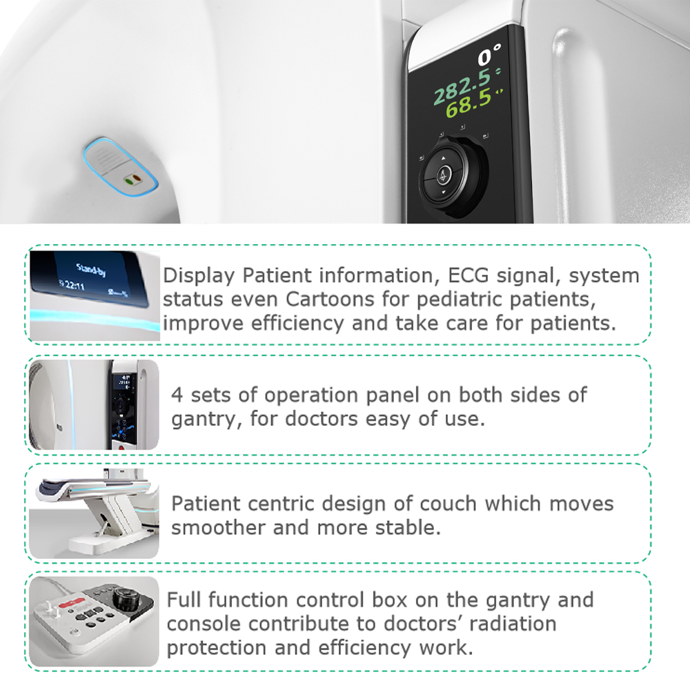 64 Slice CT Machine Medical CT Scanner Radiology Equipment Hospital Solution with CE Approval