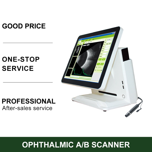 Portable Digital A/B Ultrasound Scanner for Ophthalmic Eye Test Quintessential Practices Metal Construction Electric Power