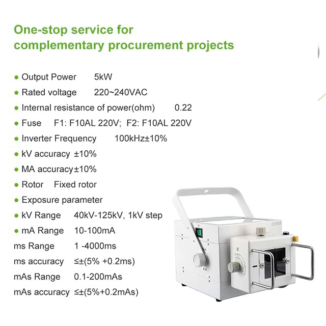 Portable X Ray Machine for Hospital D019D-N