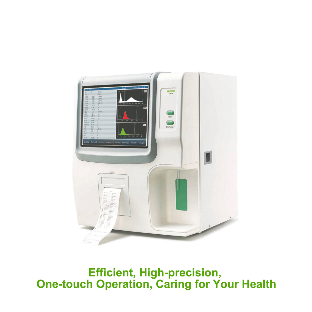 Fully Auto 3 Part Hematology Analyzer CBC Test Blood Analyzer Machine Reagents For Clinic