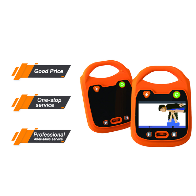 Portable ICU Cardiac AED Medical Defibrillator First-Aid Device Requiring Electricity