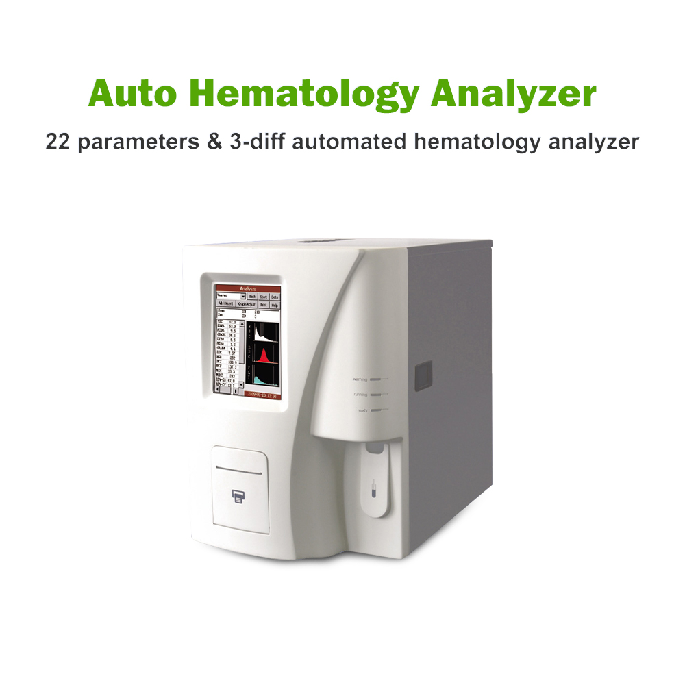 Auto Hematology Analyzer Veloc Blood Cell Counter Test Machine for Blood Analysis System
