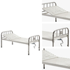 Hospital Patient Stainless Steel Flat Nursing Medical Bed