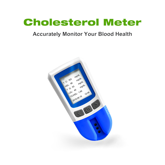 Blood A1c Glucose Test Strips Cholesterol Meter Hemoglobin Meter