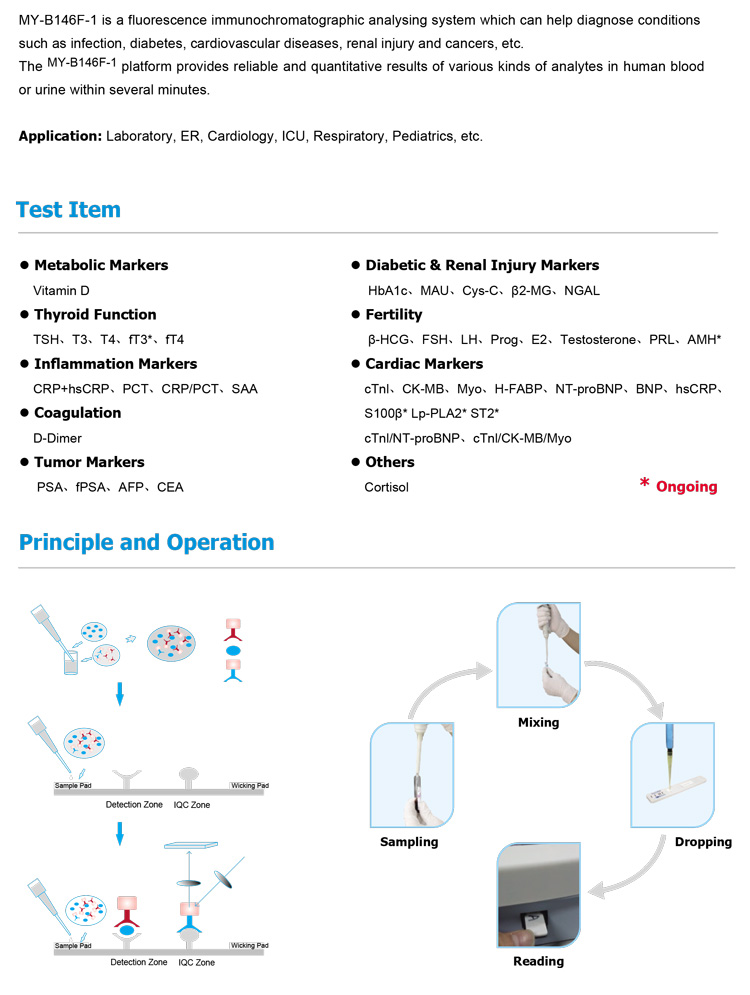  Fully Automated Quantitative Chemistry Analyzer Immunoassay Analyzer Biochemical Analyzer