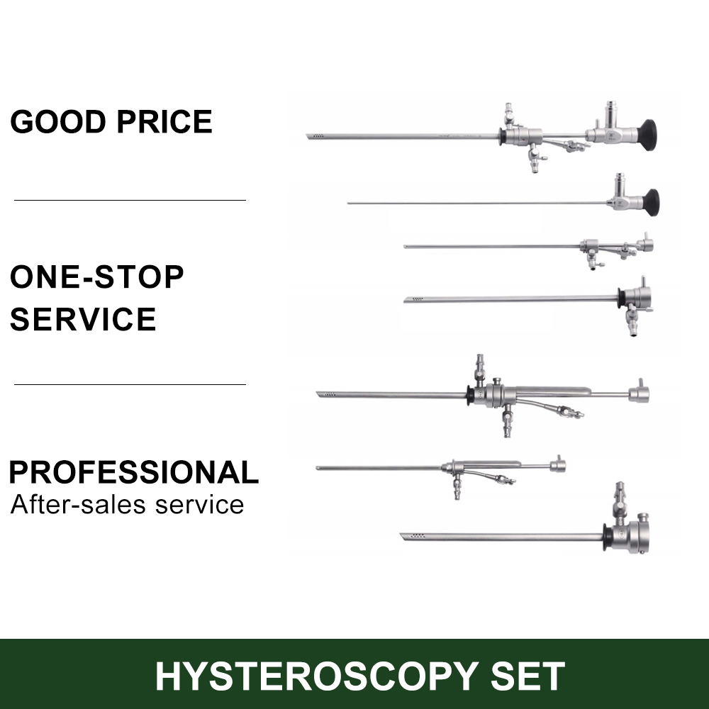 High Quality Hysteroscope Gynecology Uses Hysteroscopy Endoscopio Hysteroscope Set