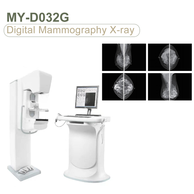 High-Resolution Digital Mammography System Electric Metal Mammography Machine with Low X-ray Dose