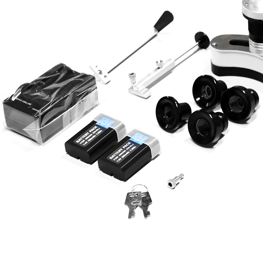 Portable Digital Slit Lamp Binocular Crossed Stereo Microscope Medical Microscope Electric Power Source Durable Metal Plastic