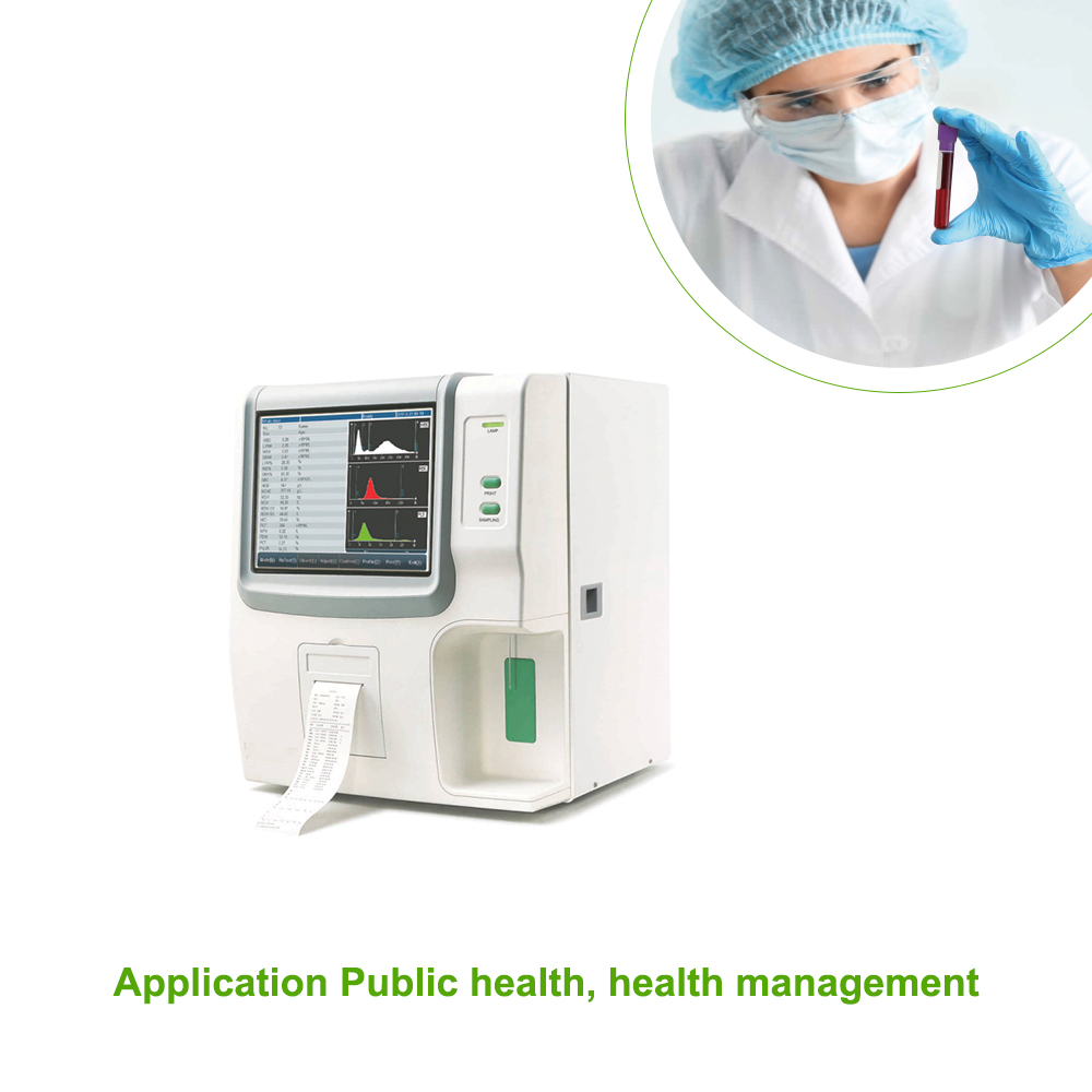 Fully Auto 3 Part Hematology Analyzer CBC Test Blood Analyzer Machine Reagents For Clinic