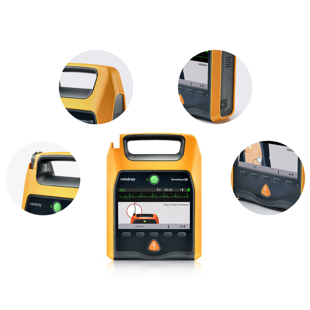 First-Aid Medical Defibrillator Monitor Electric Power Source Defibrillation Monitoring Device