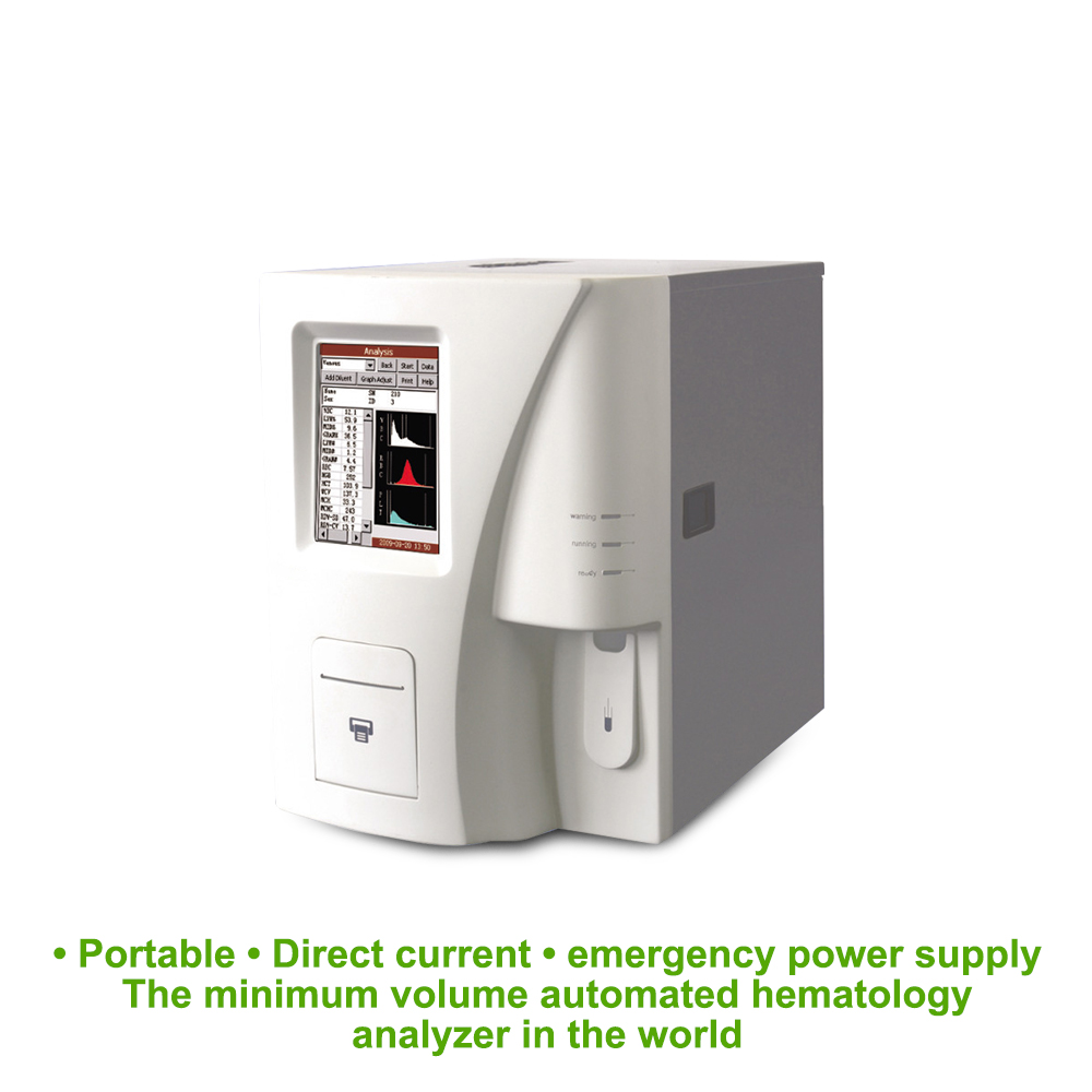 Auto Hematology Analyzer Veloc Blood Cell Counter Test Machine for Blood Analysis System