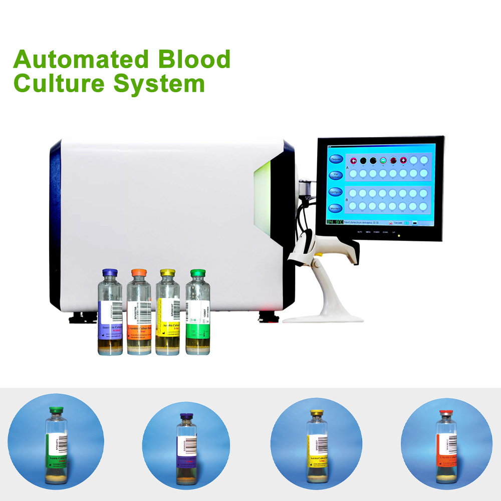 Automated Blood Cell Culture System Cell Examation Clinical Instruments Lab Full Automatic Blood Culture Detection System