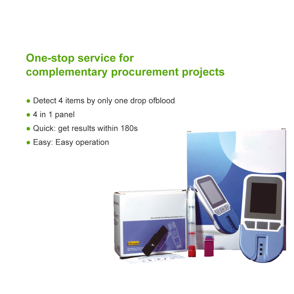 Portable Blood Lipid Strip Lipid Profile Lipid Analyzer