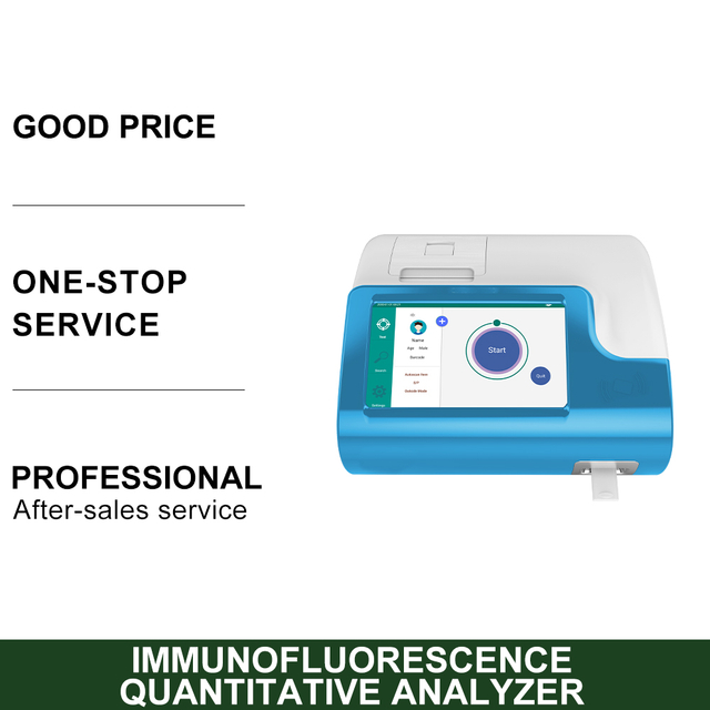 Clinical Auto POCT Immunoassay Analyzer Test Dry Immunofluorescence Quantitative Analyzer