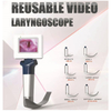 CE High Quality Surgical Battery-Powered Stainless Steel Reusable Anesthesia Fiber Optic Laryngoscope