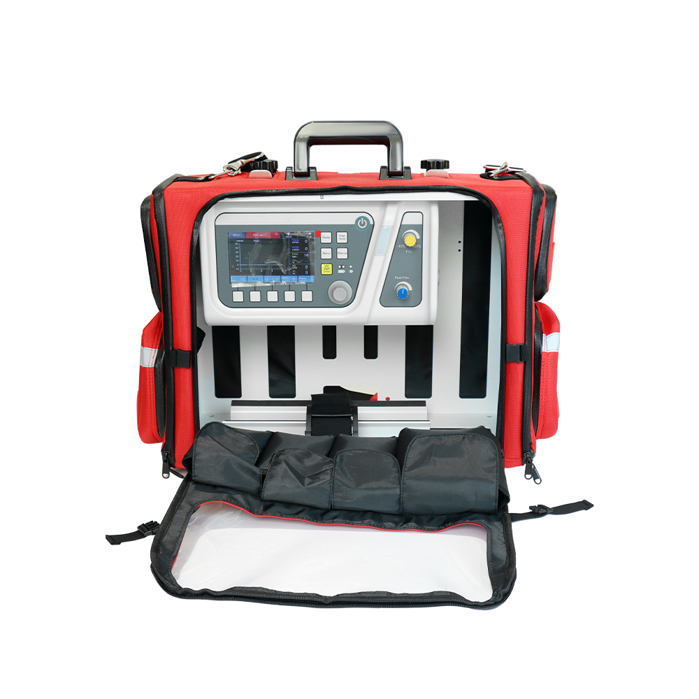 Portable ICU Ventilator Easy-to-Move Medical Equipment for Emergency Transport First-Aid Ambulance Ventilators