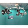 Electric Medical Petal LED Operating Lamp Surgical Double Dome Theatre Operating Light Ceiling Mounted Metal Source