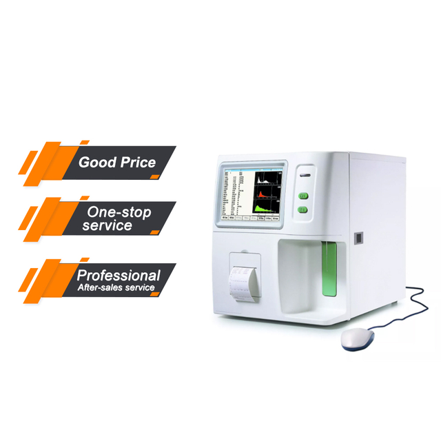 20 Parameters 3-part Auto Hematology Analyzer with LCD Display Clinical Analytical Instruments Blood Analysis System