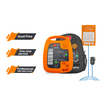 Portable ABS Automatic AED Defibrillator Medical First-Aid Trainer Aid Device Power Source Electricity