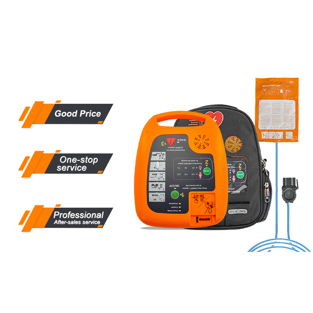 Portable ABS Automatic AED Defibrillator Medical First-Aid Trainer Aid Device Power Source Electricity