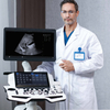 Hot Sale Medical High Resolution 3D/4D 19 Inch LCD Monitor Color Doppler Ultrasound Diagnostic System