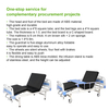 Health Care Products Manual Nursing Home Hospital Bed Steel Aluminum Alloy for Patient Care Nursing Bed Hospital Bed