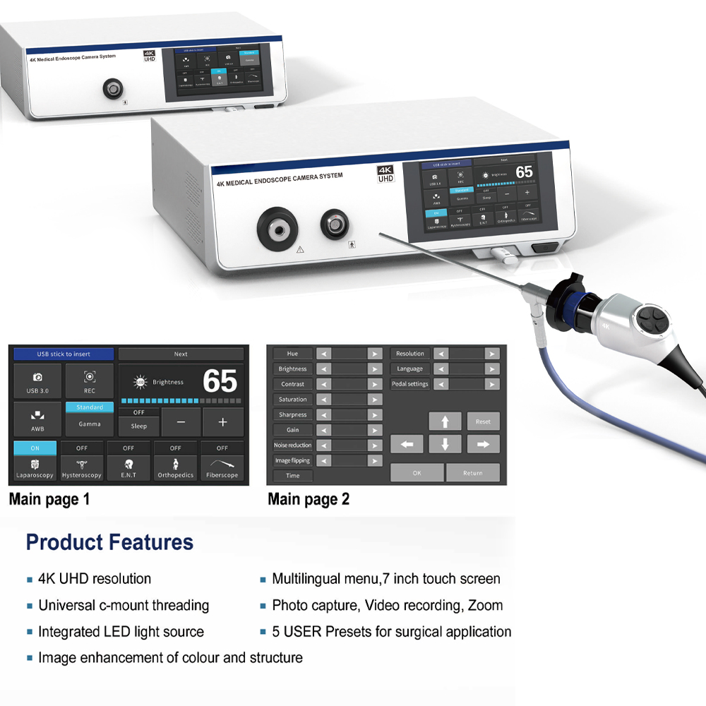 Endoscopy Imaging Processor High Definition Video System Gastroscope Colonoscope Medical Equipment