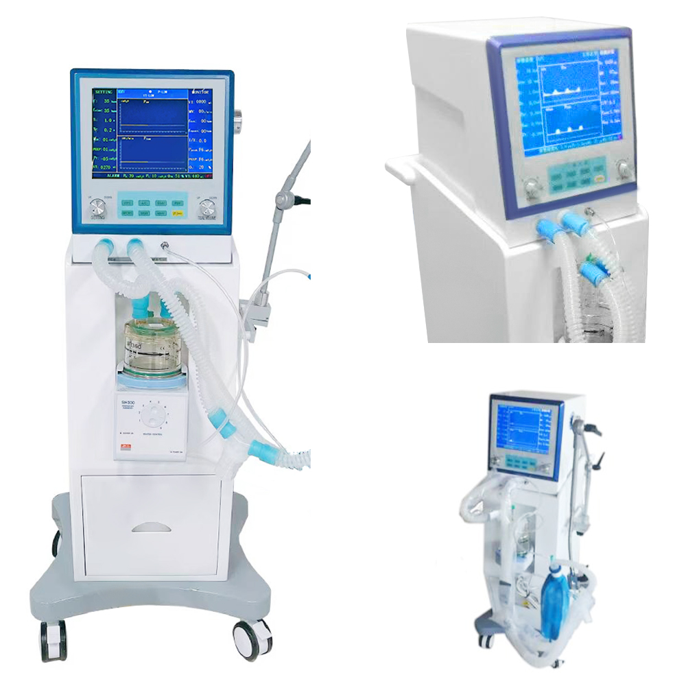 E003A Electrical controlled system ventilators machine for icu hospital medical Ventilator Price