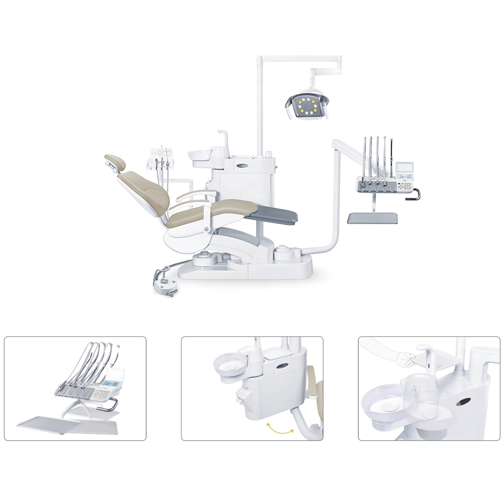 MAYA-M007T-E Dental Chair Manufacturer Clinic Portable Medical Equipment Dental Chair for Sale