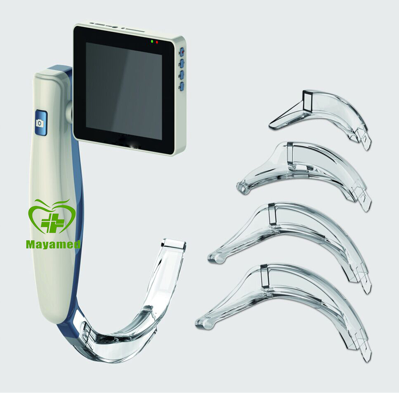 High Performance ENT Video Laryngoscope Anaesthetic Laryngoscope Set for Hospital