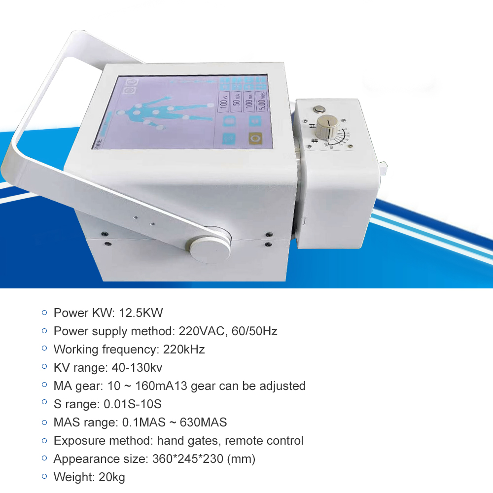 Portable Pet Hospital DR X-Ray Machine Electric Power Source Made of Metal and Plastic Medical Equipment Prices
