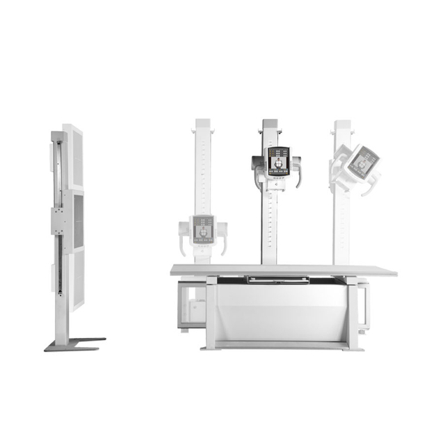 Electricity-Powered Metal X-Ray Machine for Medical Diagnostic Radiography Floor-Mounted Digital Radiography X Ray Machine