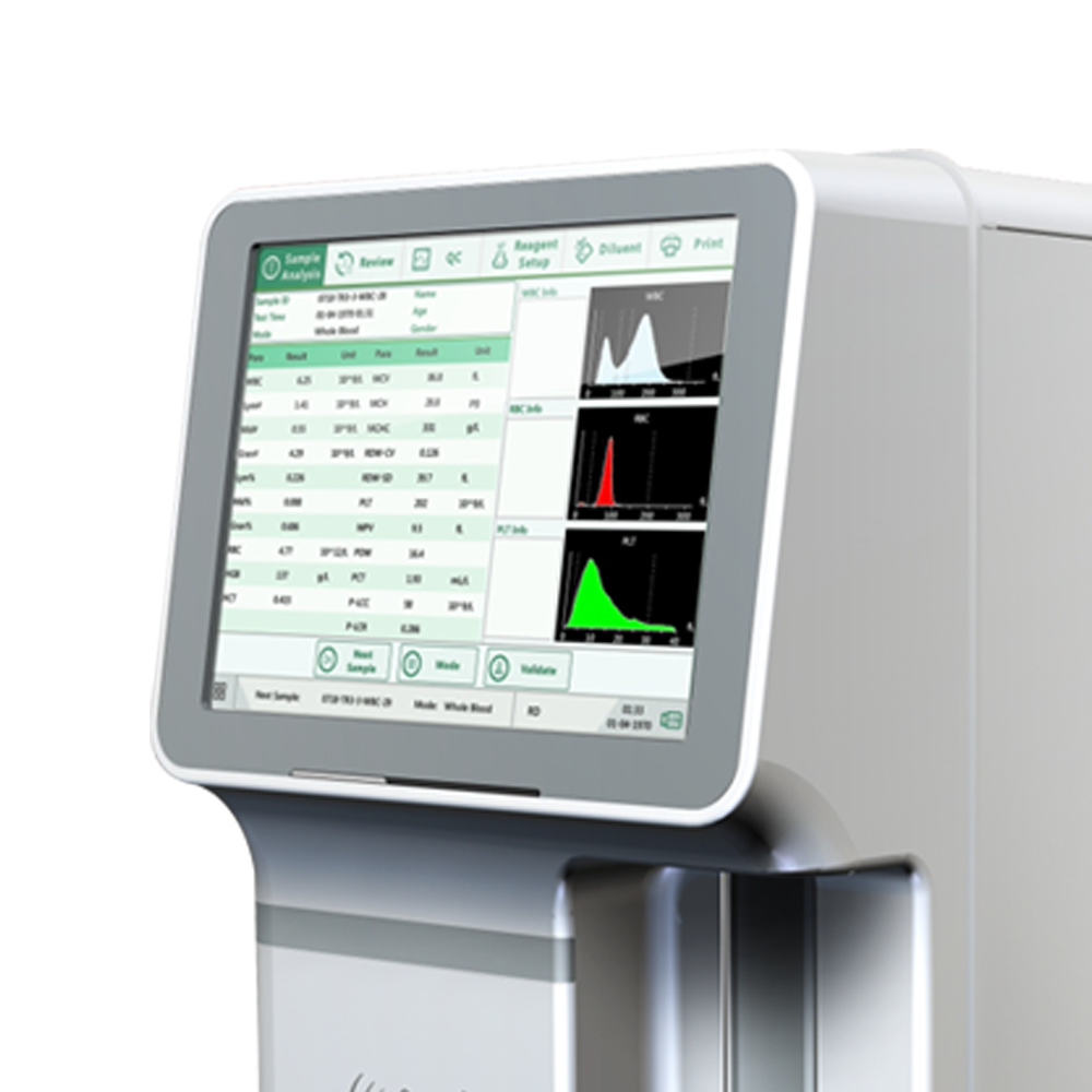 Clinical Analytical Equipment 3-Part Hematology Analyzer Blood Analysis System for Testing Essential for Clinical Settings