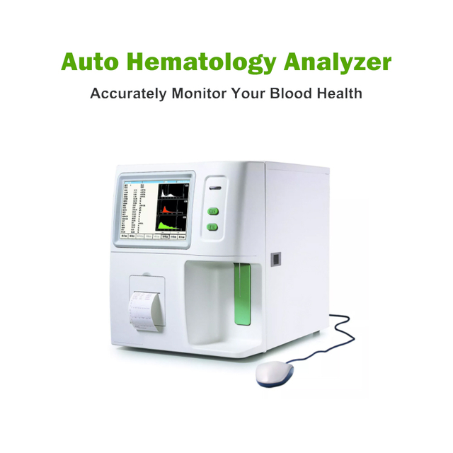 20 Parameters 3-part Auto Hematology Analyzer with LCD Display Clinical Analytical Instruments Blood Analysis System