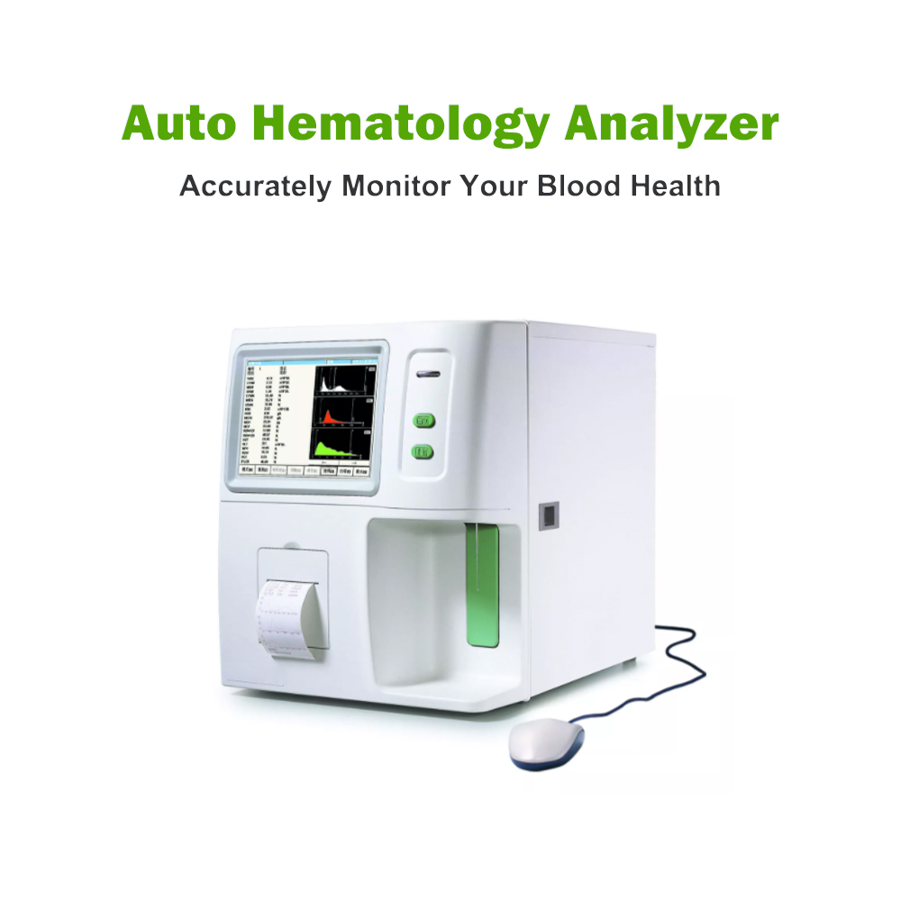 20 Parameters 3-part Auto Hematology Analyzer with LCD Display Clinical Analytical Instruments Blood Analysis System