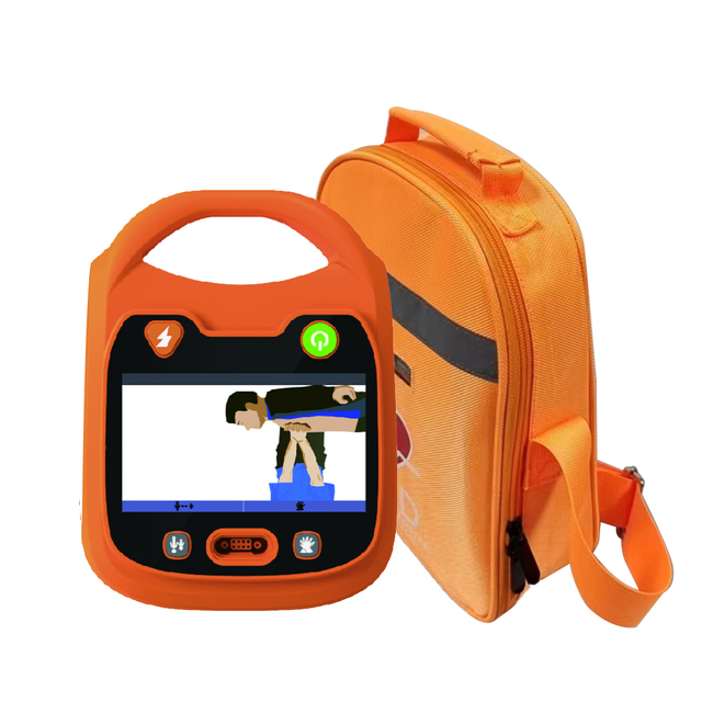 Portable ICU Cardiac AED Medical Defibrillator First-Aid Device Requiring Electricity
