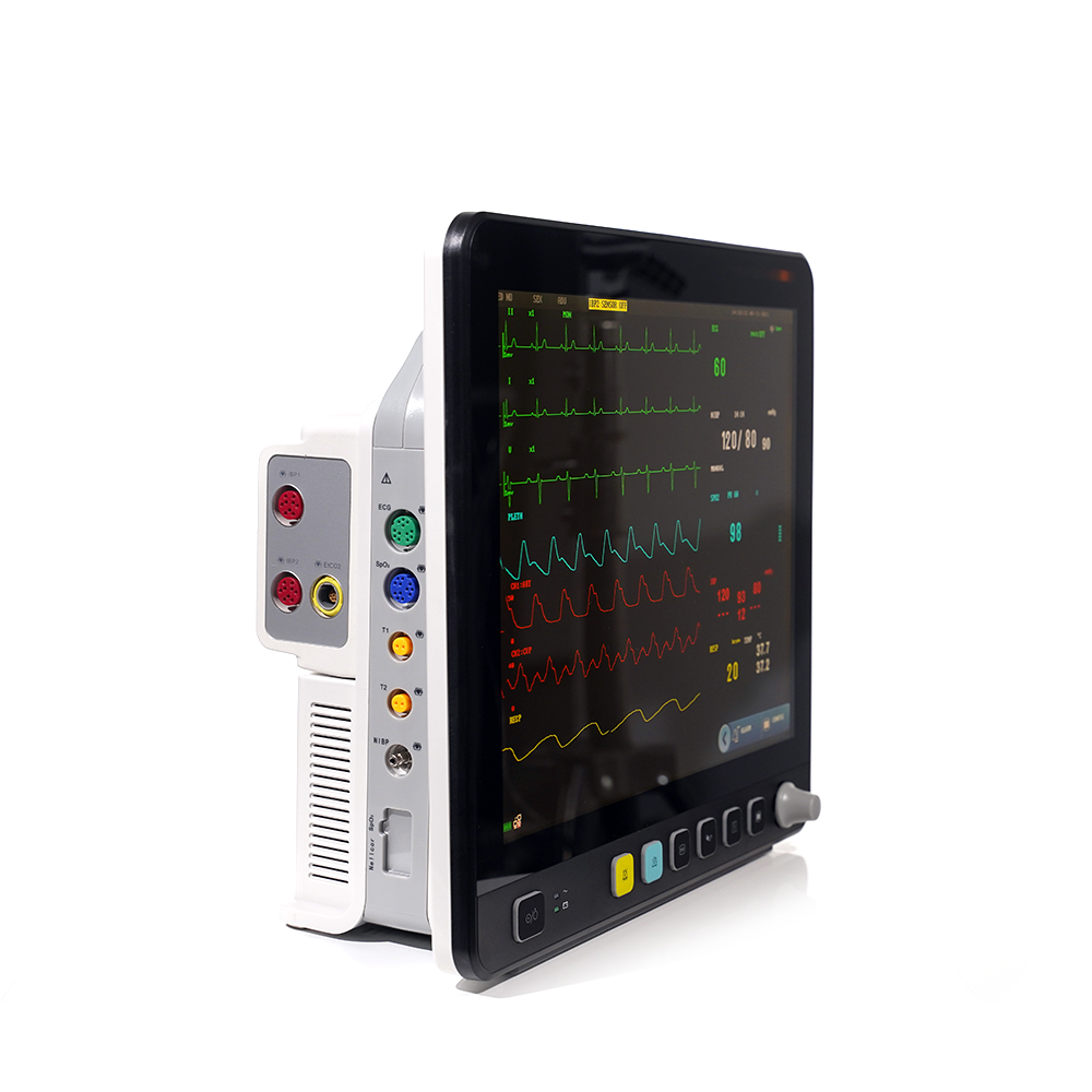 Hospital Grade Monitor Hospital Rambulance Equipment Cardiac Patient Vital Sign Monitor