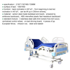 Manufacture Price ABS Luxury Manual Hospital Nursing Bed