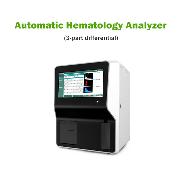 CE Auto Hematology Analyzer 3-Part Blood Analysis System Essential Clinical Analytical Instruments for Hospital Laboratories