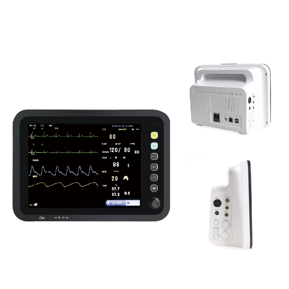 12.1 inch Medical Machine Multi Parameter Hospital Icu Multiparameter Portable Monitoring system