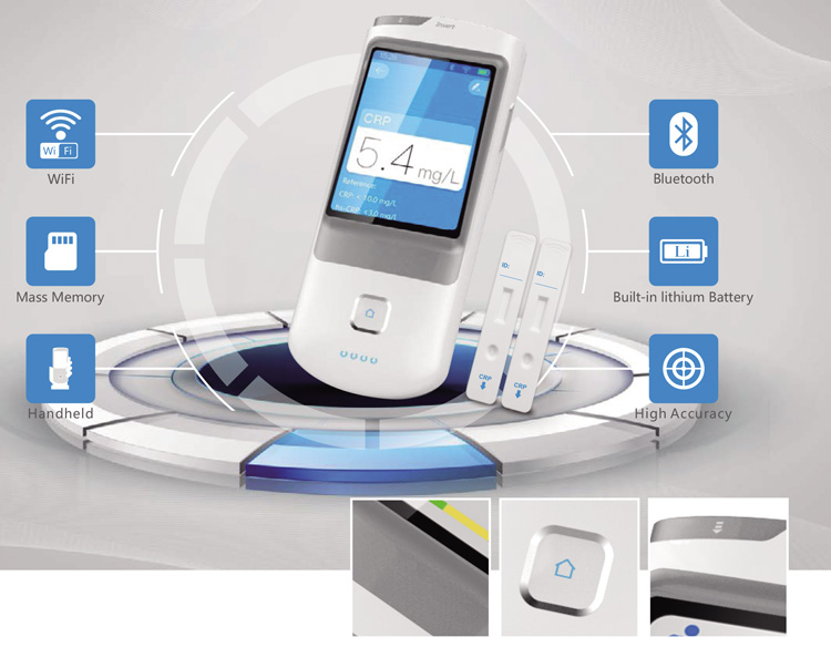 Dimer Machine POCT Immunoassay Quantitative analyzer 8 channels blood testing machine ...