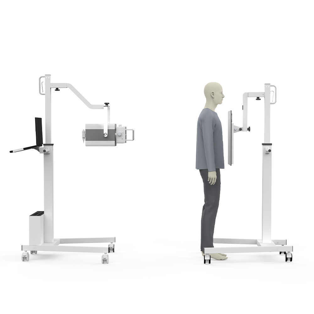 Hospital Radiography System 4Kw Dr High Frequency Portable Digital X Ray Machine for Human
