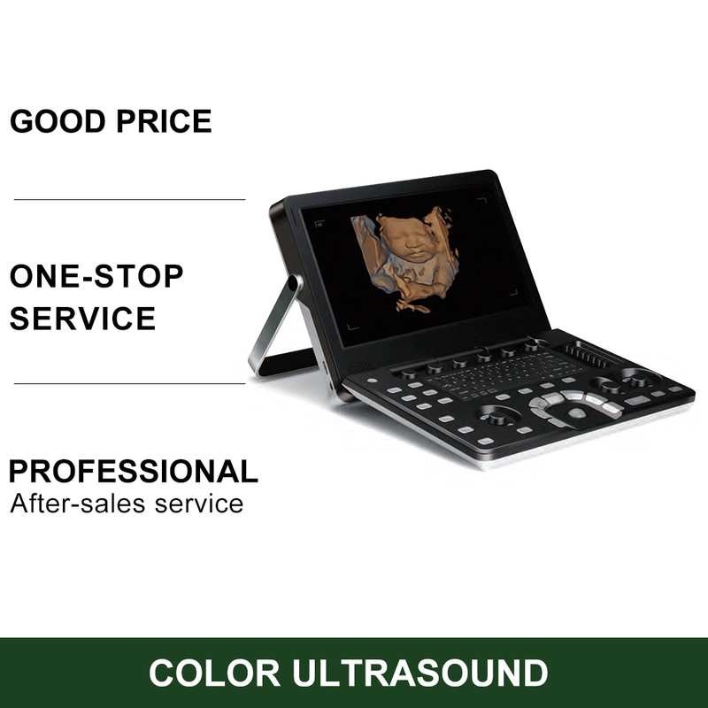 15.6 inch High-End CW Clinic 4D Color Doppler Ultrasound Scanner Premium Medical Ultrasound Instruments
