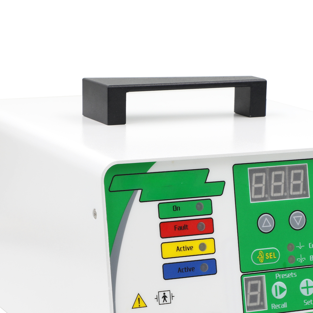 Small Electric Electrosurgical Unit Generator Bipolar Monopolar Cautery Machine Metal Instrument Set with Electric Power Source