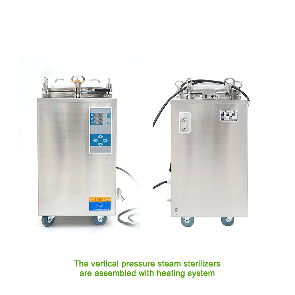 Lab Disinfection Equipment 35Liters Steam Vertical Pressure Sterilizer High Pressure Steam Sterilizer