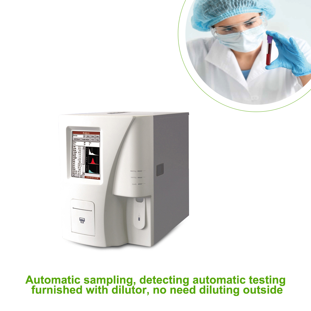 Auto Hematology Analyzer Veloc Blood Cell Counter Test Machine for Blood Analysis System