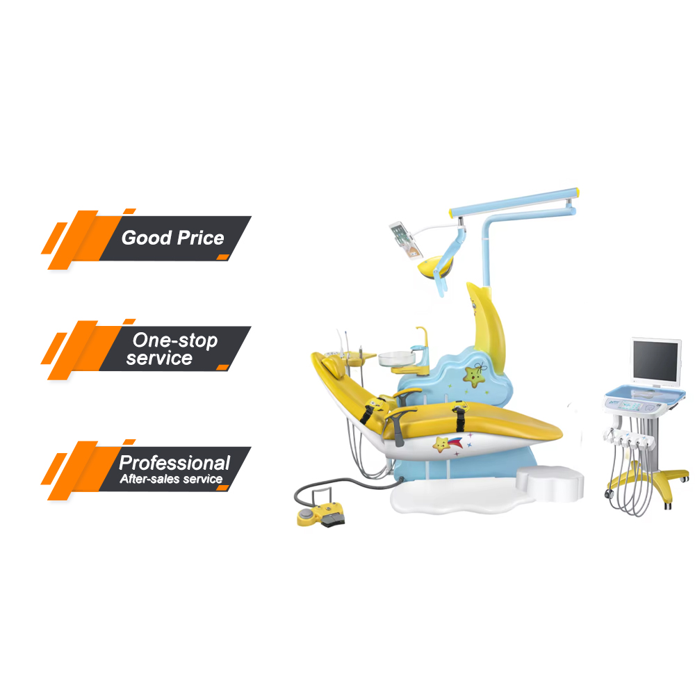 Popular Lovely Kids Dental Unit Dentist Chair Children Cute Cartoon Dental Treatment Dental Chair