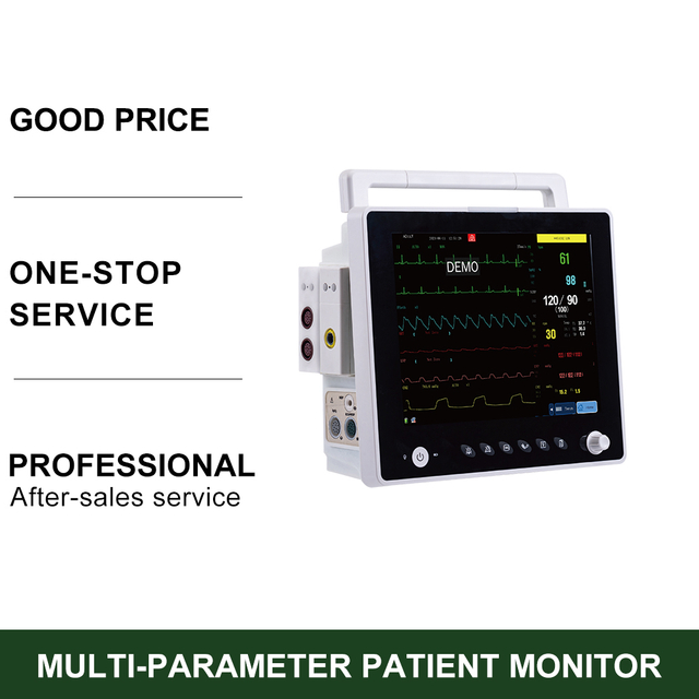 Electric ICU Patient Monitor TFT-LCD Multi-Parameter Operation Room Equipment for Hospital Clinics Durable Metal Construction