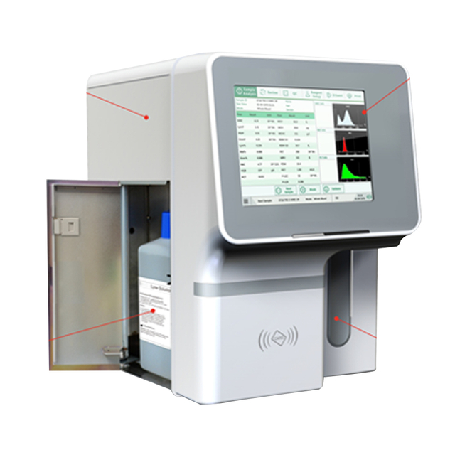 3-Part Hematology Analyzer Blood Testing Equipment Clinical Analytical Instruments for Blood Analysis System